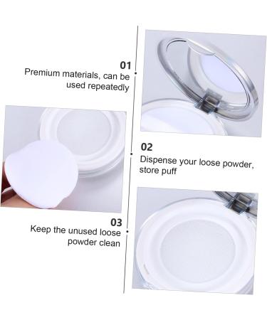 HAPINARY Body Mirrors 2pcs Box Loose Powder Box 5g Powder Case Old Fashioned Suitcase Travel Portable Mirror Colorful 7.5x7.5cm - Buy Online on GoSupps.com