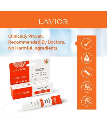 Lavior Wound Care Gel - Multi-Purpose Healing Ointment for Cuts, Scrapes, Burns, Wounds, Rashes & Skin Irritations - Buy Online on GoSupps.com