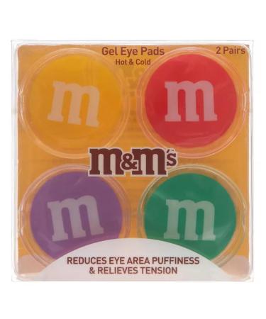 Taste Beauty x M&M's 2-Pair Hot & Cold Gel Eye Pads