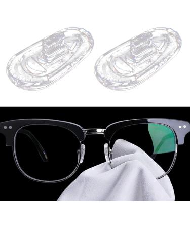 Crcyphne 25 Pairs Silicone Eyeglass Nose Pads Oval Push On - Buy Online on GoSupps.com