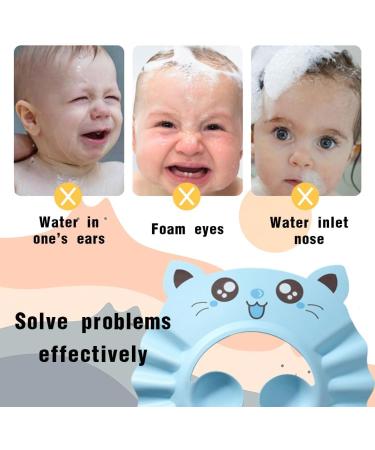 Shop Eodkse Adjustable Baby Shower Hood Soft Shampoo Cap for Kids | Water & Eye Protection - Buy Online on GoSupps.com