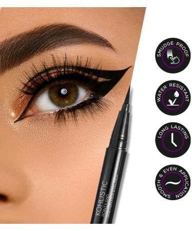NW Pointy End Sketch Pen Smudge Proof Eyeliner - Matte Finish Light Weight Water Resistant Long Stay Highly Pigmented with One Stroke Application Formula - Black - Buy Online on GoSupps.com