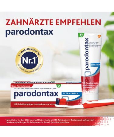 Parodontax Extra Fresh Toothpaste 75ml - Pack of 2 | Reduces Bleeding Gums | International Shipping Available - Buy Online on GoSupps.com
