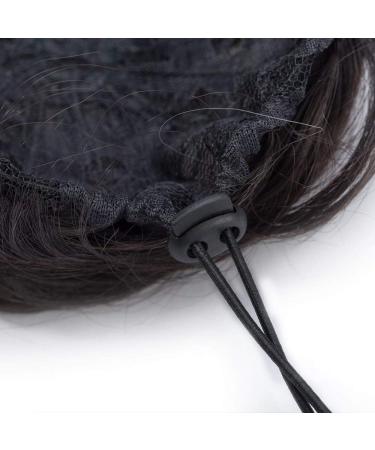 SEGO Real Hair Bun Updo Hairpiece Extensions - Dark Brown 1 | Natural-Looking Hair Tie & Knot - Buy Online on GoSupps.com
