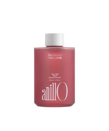 Rosy Night Repair Hair Ampoule Treatment with Protein Peptide Amino Acid Complex to Repair Damaged & Dyed Hair Musky Floral Scent Color Safe Silicone Sulfate & Paraben Free (200ml / 6.76 fl.Oz)