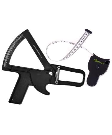 Care Touch Pro Body Fat Measure with Skinfold Caliper Set, Measuring Tape, Measurement Charts and Detailed Manual Included