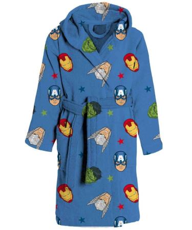 Terry cloth bathrobe for girls Disney Marvel avengers 4-5 years