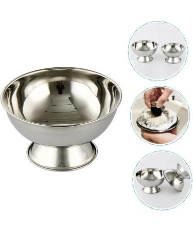 Frcolor High Impact Shell Container for Shaving Soap | Rust-Free Steel Shaving Cup & Bowl - Luxury Travel Shaving Essentials - Buy Online on GoSupps.com
