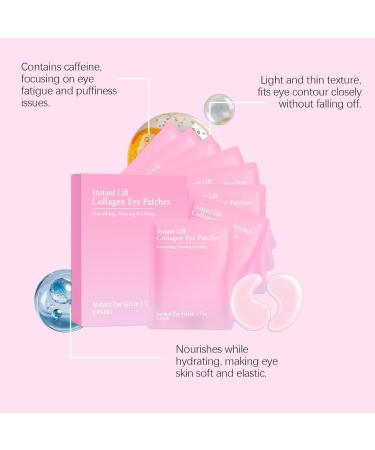 Instalift - Hydrolyzed Collagen Eye Pads - Gel Eye Pads for Puffiness and Dark Circles - Buy Online on GoSupps.com