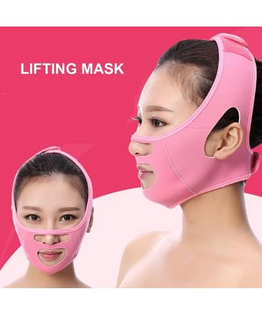 Double Chin Reducer & Jawline Shaper Bandage - V-shaped Face Slimming Strap for Women - Buy Online on GoSupps.com