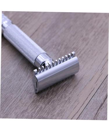 Frcolor 3-Stage Men's Safety Razor - Premium Wooden Handle & Steel Blades for Smooth Shaving - Buy Online on GoSupps.com
