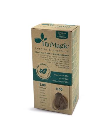 Couleur biomagique des cheveux k ratine et huile d'argan sans ammoniac sans r sorcinol coloration capillaire sans PPD (6.11 Blond fonc intense) (Blond clair)