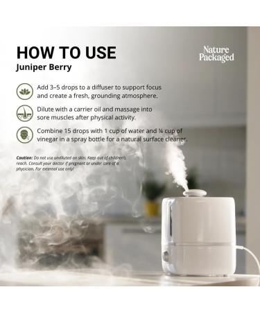 Juniper Berry Essential Oil with Cleansing & Uplifting Properties 100% Pure Therapeutic Grade Juniper Essential Oil (Aceite Esencial de Enebro) for Aromatherapy & Relaxation 5mL Juniper Berry 0.17 Fl Oz (Pack of 1) - Buy Online on GoSupps.com