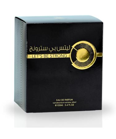 RISALA Let's Be Strong EDP Spray 100ML (3.4 OZ) A Long Lasting & Unique Blend Of Aromatic Woody Fragrance. - Buy Online on GoSupps.com