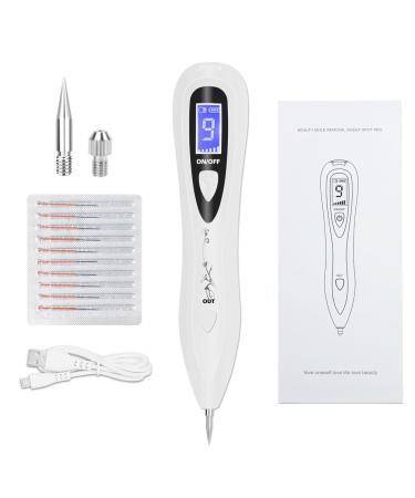CHRERNA Plasma Pen Device for Hand and Body (Warts Moles Nevus Birthmarks Pigment Spots Age Spots) White