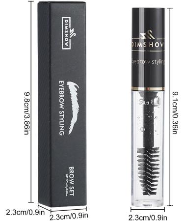 Clear Brow Gel | Waterproof Long Lasting Styling Brow Gel Natural Brow Definer Gel Clear Eyebrow Eyebrow Makeup Styling Gel - Make Eyebrows Layered - for Women Men Pack of 2 - Buy Online on GoSupps.com