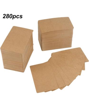MIAHART 280 Pack Kraft Earring Display Cards for Studs & Earrings | 3.5 x 2.1 Inches (Brown) - Earring Card Holder Set - Buy Online on GoSupps.com
