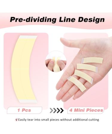 144 Pieces Double Sided Wig Tape | Waterproof & Invisible | High Adhesive Tape for Lace Front Wigs & Hair Extensions - Buy Online on GoSupps.com