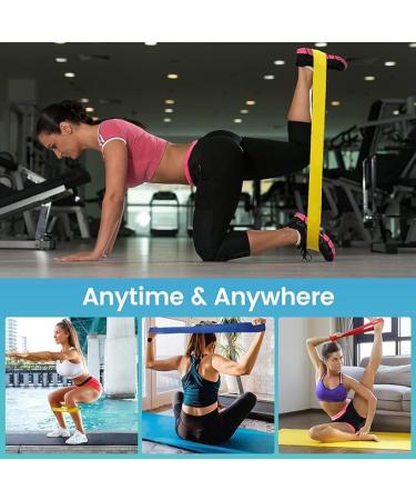 Ankle Resistance Bands with Cuffs - Versatile Fitness Elastic Bands for Whole Body & Glutes Training | 20-40LB Strength | Perfect for Men & Women - Buy Online on GoSupps.com