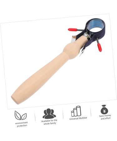 TOVINANNA Moxibustion Stand Set - Stainless Steel Moxa Stick Holder & Face Massage Tool | Skin Care Essentials | 18.2x3cm Black - Buy Online on GoSupps.com