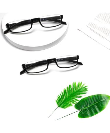 Kerecsen 5-Pack Half-Moon Reading Glasses for Women & Men - Black 2.0 Reader Frames with Spring Hinges | International Shipping Available - Buy Online on GoSupps.com