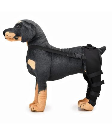 Dog Knee Brace Dog Joint Brace Knee Support with 4 Safety Straps Dog Rear Leg Hock Brace for Luxating Patella Torn Acl Torn Acl Hind Leg Arthritis Prevents Injuries Sprains Help (Size : X-S)