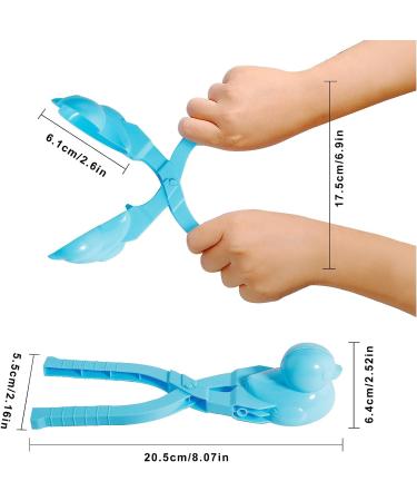 Velidy Snowball Maker Toys 4Pcs - Cartoon Duck Snowball Maker Clip for Kids | Winter Outdoor Activities - Buy Online on GoSupps.com