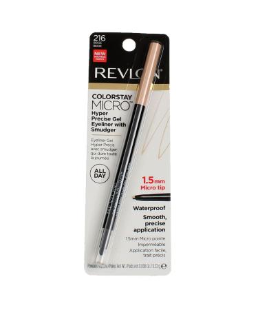 Revlon Colorstay Micro hyper Precision Gel Eyeliner  Waterproof  Long wearing  0.009 oz  beige