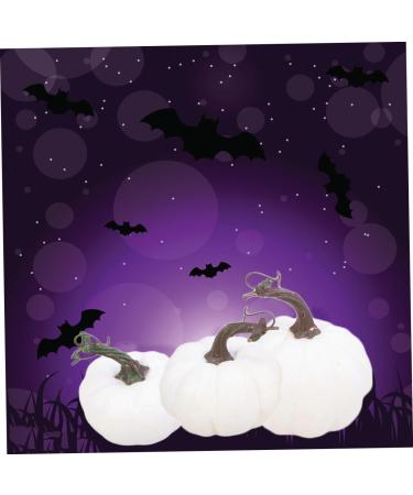 ifundom 6pcs Artificial White Halloween DIY Pumpkin Props Party Supplies Graffiti White Size 1 - Buy Online on GoSupps.com