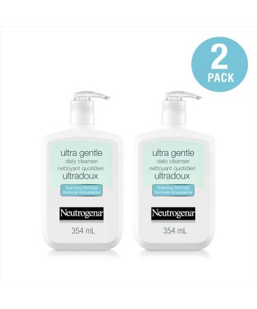 Neutrogena Ultra Gentle Daily Face Wash Foaming Facial Cleanser Fragrance Free Pack of 2 (708 ml Total) Foaming Cleanser - Duo Pack - Buy Online on GoSupps.com