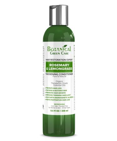 Hair Growth Anti-Hair Loss CONDITIONER “Rosemary & Lemongrass”. Alopecia Prevention and DHT Blocker. Doctor Developed. NEW 2018 FORMULA!