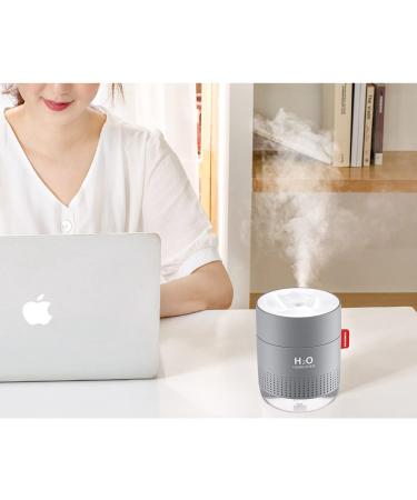 500ML Cool Mist Humidifier for Plants - Quiet Air, Two Modes, Night Light, Auto-Off - Grey - Buy Online on GoSupps.com