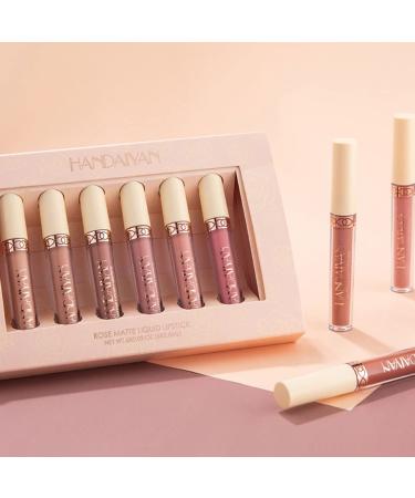 Buy 6PCS Liquid Lipstick Set | Matte Velvet Lip Gloss - Waterproof & Moisturizing Makeup Kit - Buy Online on GoSupps.com