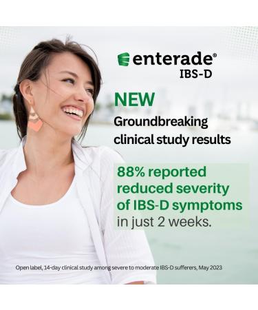 enterade IBS-D Powder Packets for IBS Relief of Symptoms from Irritable Bowel Syndrome with Diarrhea (IBS-D) Mixed Berry 30 Single-Serving Powder Packets Mixed Berry 3 pack (30ct) - Buy Online on GoSupps.com