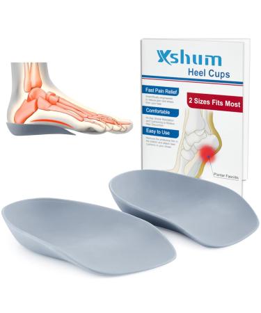Plantar Fasciitis Insoles Heel Cups for Plantar Fasciitis Relief and Heel Pain Heel Inserts Provide Support for Men Women (W8.5-12 | M7.5-11)