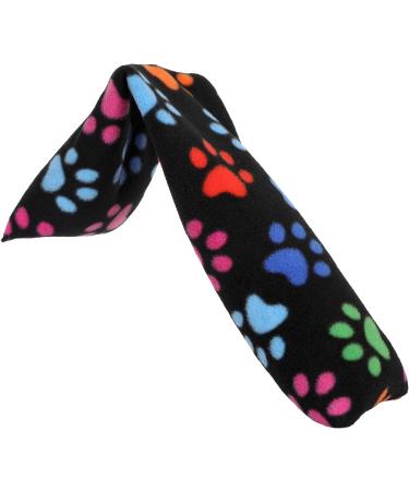 Microwavable Unscented Wheat Bags Printed Fleece Microwave Heat Pack for Back Neck Joints and Shoulder Pain Relief 44cmx13cm (Paw Black) Unscented (44cmx13cm) Printed Fleece - Paw Black - Buy Online on GoSupps.com