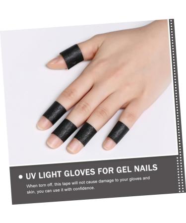 FRCOLOR 4 Sets Gel Nail Lamp Gloves Disposable Glove Manicures Gloves Fingerless Uv Gloves Nail Art Supplies Gloves for Gel Nails Hand Uv Protection Gloves Accessories Paper Anti-uv - Buy Online on GoSupps.com