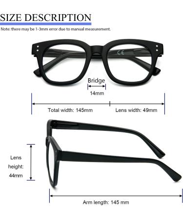 MMOWW 2 Series Pack Reading Glasses for Women - Rectangular Oversized Fashionable Anti-Glare - Black & Turtle 1.0x - Buy Online on GoSupps.com