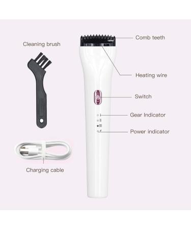 Qukaim Electric Heated Eyelash Curler Electric Eyelash Curler 3 Heated Modes Rechargeable Long Lasting Handheld Curler with Cleaning Brush White - Buy Online on GoSupps.com