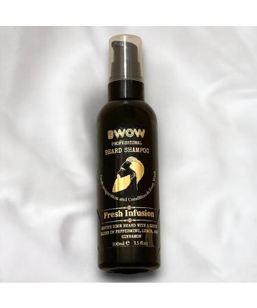 BWOW Professional Beard Shampoo for Men Vegan Natural Cleansing Invigorate to Condition and Revive Hair - Peppermint Lemon & Cinnamon. Fresh Infusion 100ml Revive 100 ml (Pack of 1) - Buy Online on GoSupps.com