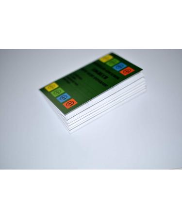 Geo-Sversand Unisex-Adult 10 Pack Geocaching Supplies - Green DIN A7 Logbook & Containers for International Shipping - Buy Online on GoSupps.com