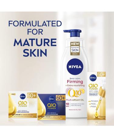 NIVEA Firming Body Lotion Q10 + Argan Oil (400ml) - Nourishing Firming Cream - Buy Online on GoSupps.com