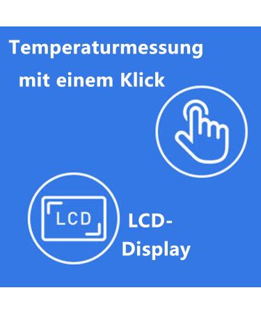 Buy Infrared Forehead Thermometer - Contactless Baby Thermometer with LCD Display Instant Reading & Fever Alarm - Non-Medical Digital Thermometer for Home Use - Buy Online on GoSupps.com