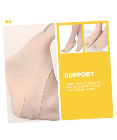 Healeved 5 Pairs Separator Boat Socks | Bunion Protector & Straightener | Unisex Polyester Fiber Socks for Comfort & Support - Buy Online on GoSupps.com