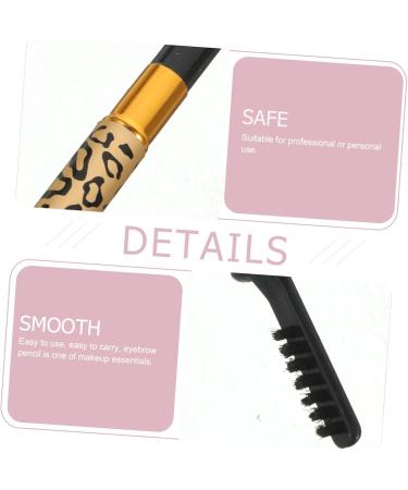 Beavorty Brow Pencil Dark Brown 6 pcs highlighter palette micro eyebrow brush Pigment Brow Pencil eyebrows cosmetic girl matte spool Eyebrow Pencil - Buy Online on GoSupps.com