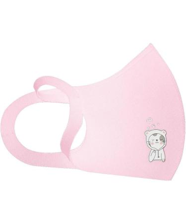 Riou 10 PCs Kids Washable Reusable Cotton Masks - Dustproof Mouth & Nose Protection for Boys & Girls (Pink) - International Shipping Available - Buy Online on GoSupps.com