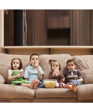 Ouoqi Popcorn Bags - 36 Striped Snack Boxes for Parties Birthdays & Weddings - Red Wave Pattern Candy Bar Bags - Buy Online on GoSupps.com