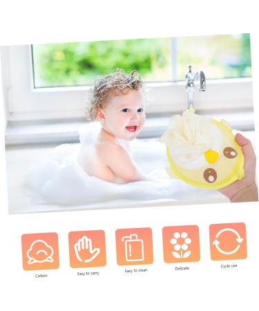 3pcs Cartoon Bath Towel & Flower Shower Balls - Fun Body Washing Tools & Bubble Makers - Buy Online on GoSupps.com