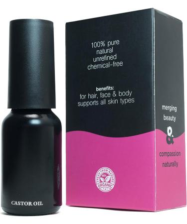 Premium Castor Oil 0.50 fl oz - Cold Pressed Chemical-Free | Shop Internationally - Buy Online on GoSupps.com