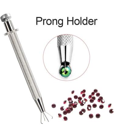 Stainless Steel Bead Grabber Diamond Holder Gem Holder Pick-up Tool Prong Holder Beads Diamond Catcher Diamond Gem Tweezers 4 Prongs Gem Tweezer Prong Pick-up Holder Eyeglass Repair - Buy Online on GoSupps.com